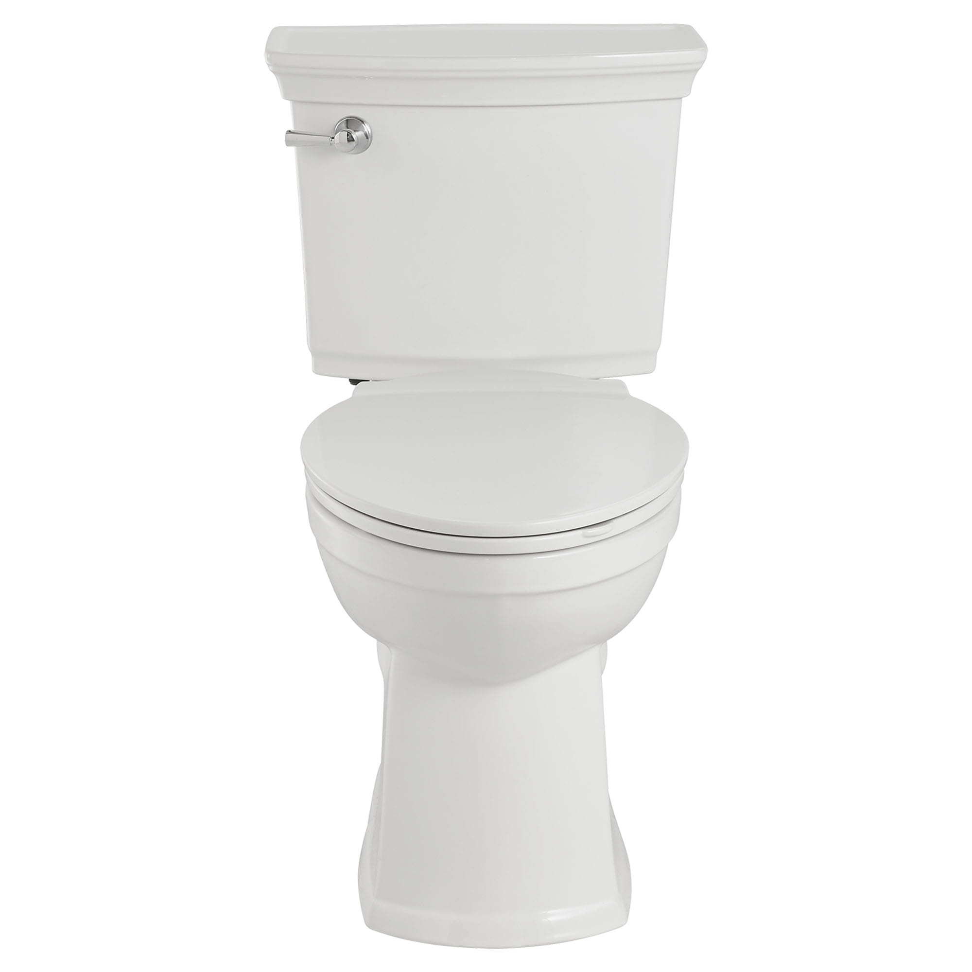 Vormax Plus 128 GPF 48 LPF Left Trip Lever 16 1 2 in Elongated Front Self Cleaning Toilet with Seat WHITE